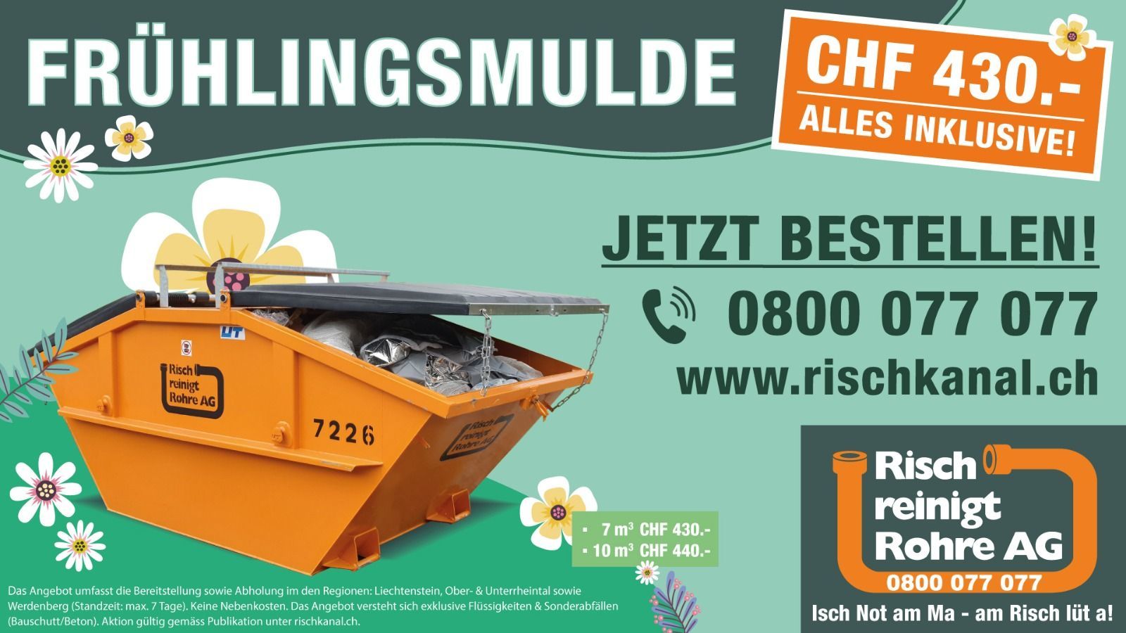 mulde-bestellen-risch-reinigt-rohre